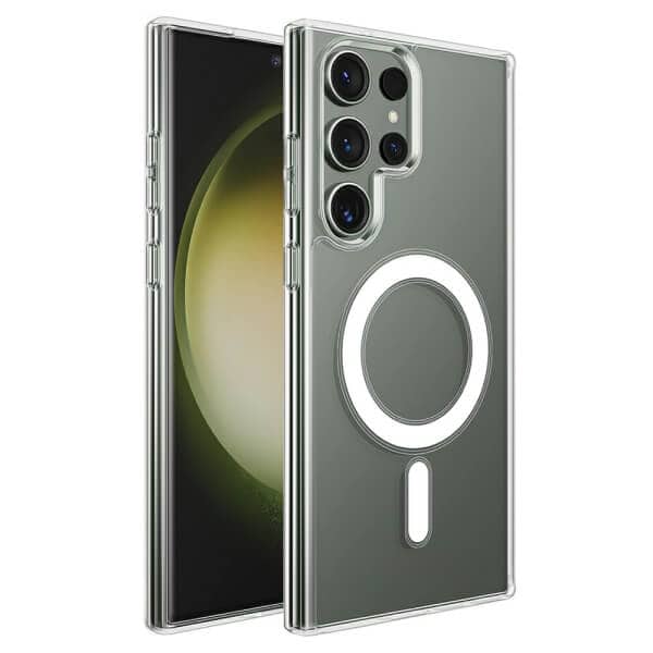 For Samsung Galaxy Clear MagSafe Magnetic Shockproof Case Cover For Samsung Galaxy Clear MagSafe Magnetic Shockproof Case Cover